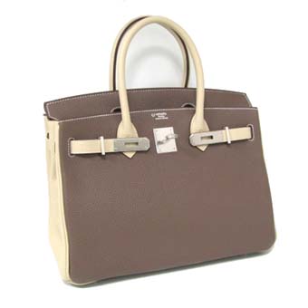 HERMES エルメス バーキン30 スーパーコピー トリヨンクレマンス パルシュマン エトゥープ シルバー金具 05P01Sep13 Birkin 152